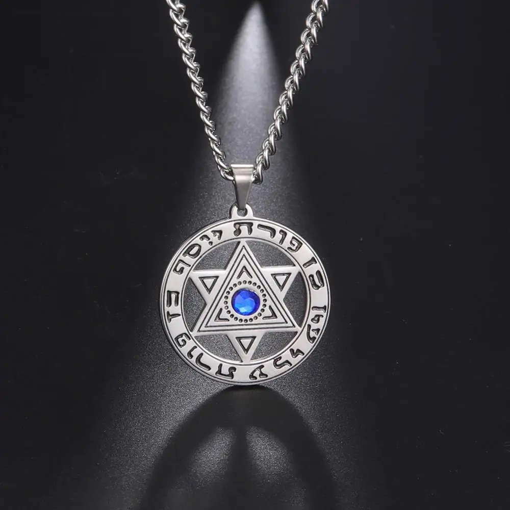 My Shape Star Of David Crystal Pendant 