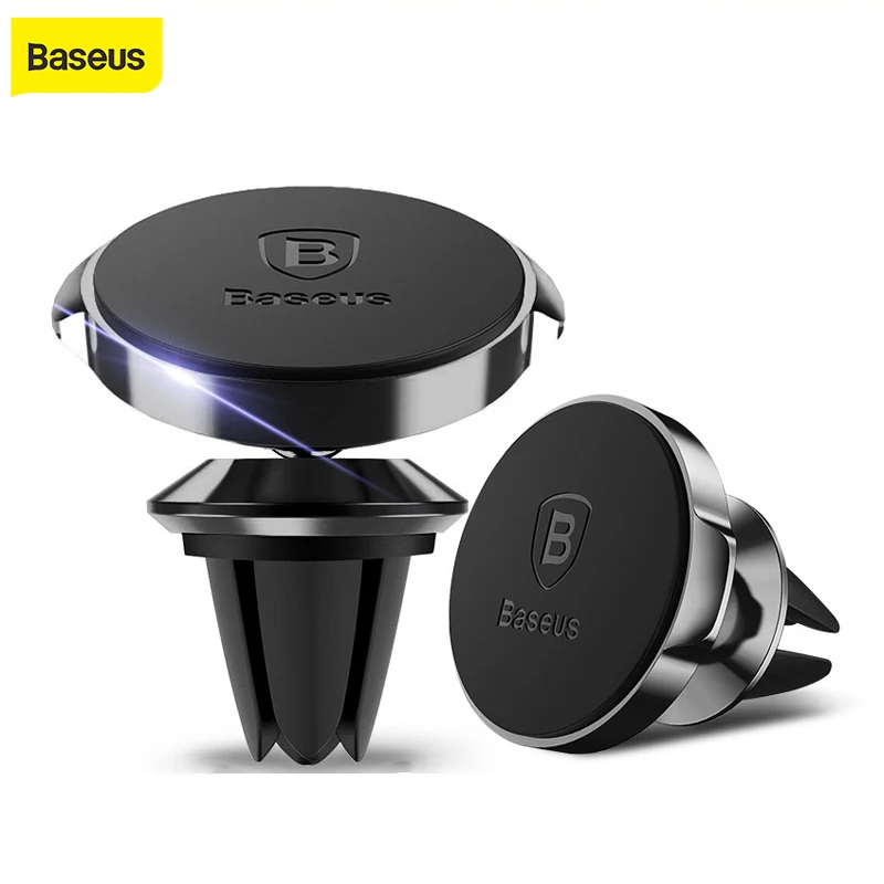 Baseus Car Phone Holder For iPhone 7 Samsung 360 Degree Magnetic Mobile Phone Holder Air Vent Mount Car Cell Phone Holder Stand