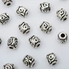 100 Uds antiguo tibetano plata espaciador cuentas de Metal para fabricación de joyería Diy pulsera accesorios costura 6mm ► Foto 3/6