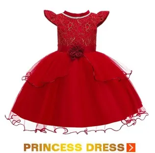 Кружевное пышное платье из тюля для девочек, платье с цветочным узором для девочек на свадьбу, вечерние платья принцессы с цветочным рисунком для девочек 3, 4, 6, 8, 10, 12 лет