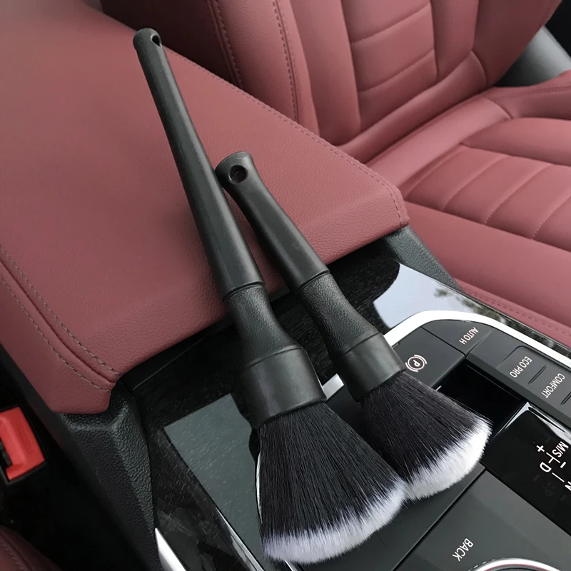 Lucullan Ultra-Soft Auto Interior Detailing Brushes Super Soft Synthetic Hair Car Panel Dashboard Air Vent Duster turtle wax ice