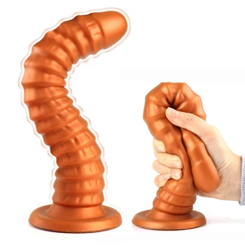 Super Soft Silicone Big Dildo Butt Plug Prostate Massager Huge Screw Vagina Anal Dildo With Suction Cup Adult Sex Toys For Women 2