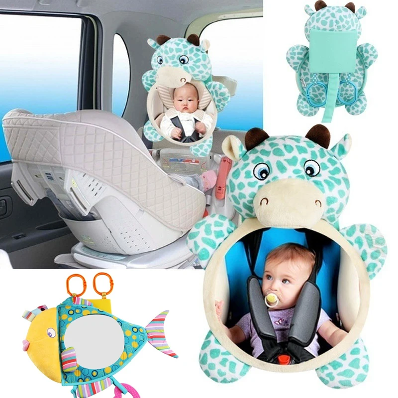 

Car Safety Back Seat Rear View Mirror Adjustable Baby Facing View Rearward Child Infant Safety Baby Kids Monitor Car Accessories