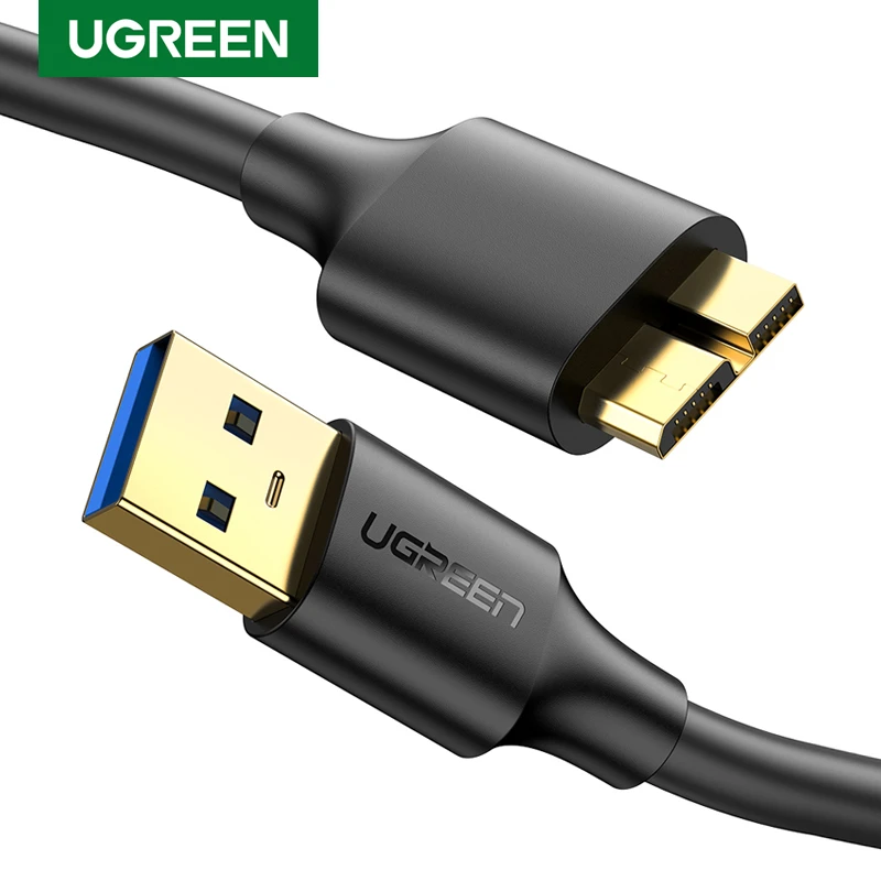 iphone to usb adapter Ugreen Micro USB 3.0 Cable 3A 1M Fast Charging Data Cable USB Cord Mobile Phone Cables for Samsung Note 3 S5 Toshiba Hard Disk android phone charger