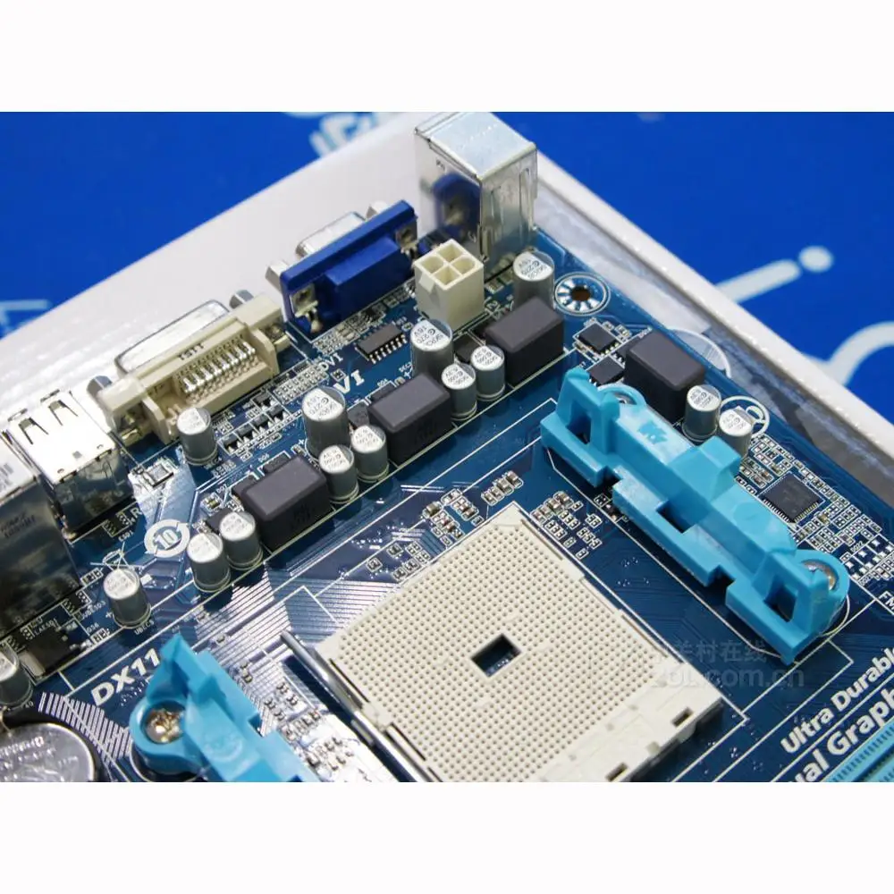 Материнская плата Gigabyte Socket FM1 для AMD A55 оригинальная десктопная материнская DDR3