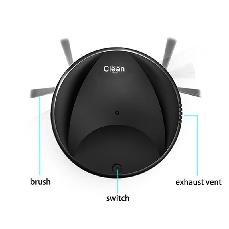 Multifunctional Smart Floor Cleaner,3-In-1 Auto Rechargeable Smart Sweeping Robot Dry Wet Sweeping Vacuum Cleaner