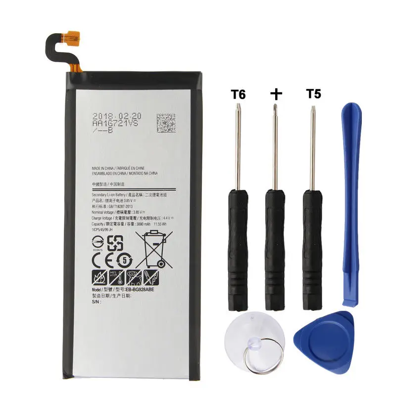 

100% New Battery For Samsung GALAXY S6 edge Plus G9280 Edge+ EB-BG928ABE