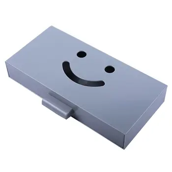 

Desk Bottom Storage Box Large Capacity Student Stationery Box Smiley Face Shape Drawer Pen Case