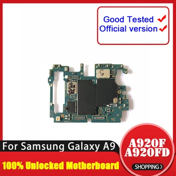 

Unlocked Mainboard Logic Board Motherboard dual/single sim For Samsung Galaxy A9 A920F A920FD Motherboard With Android System