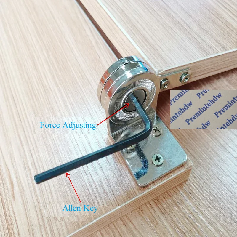 1Pair Zinc Alloy 360 Degrees Pivot Hinge Free Parking Stop At Random For Display Stand