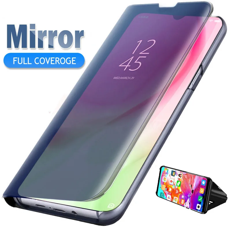 Зеркальный флип-чехол для телефона Samsung A10S A20S A30S A40S A50S A70S чехол A10 A20E A20 A30 A40 A50 A60 A70