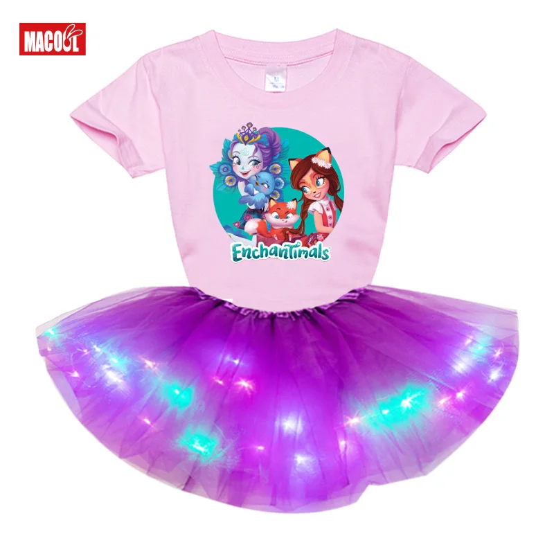 Ʈ   Ű   巹 Ʈ 2pcs   Ű Ʈ LED Ƽ 巹  t  enchantimals ǻ