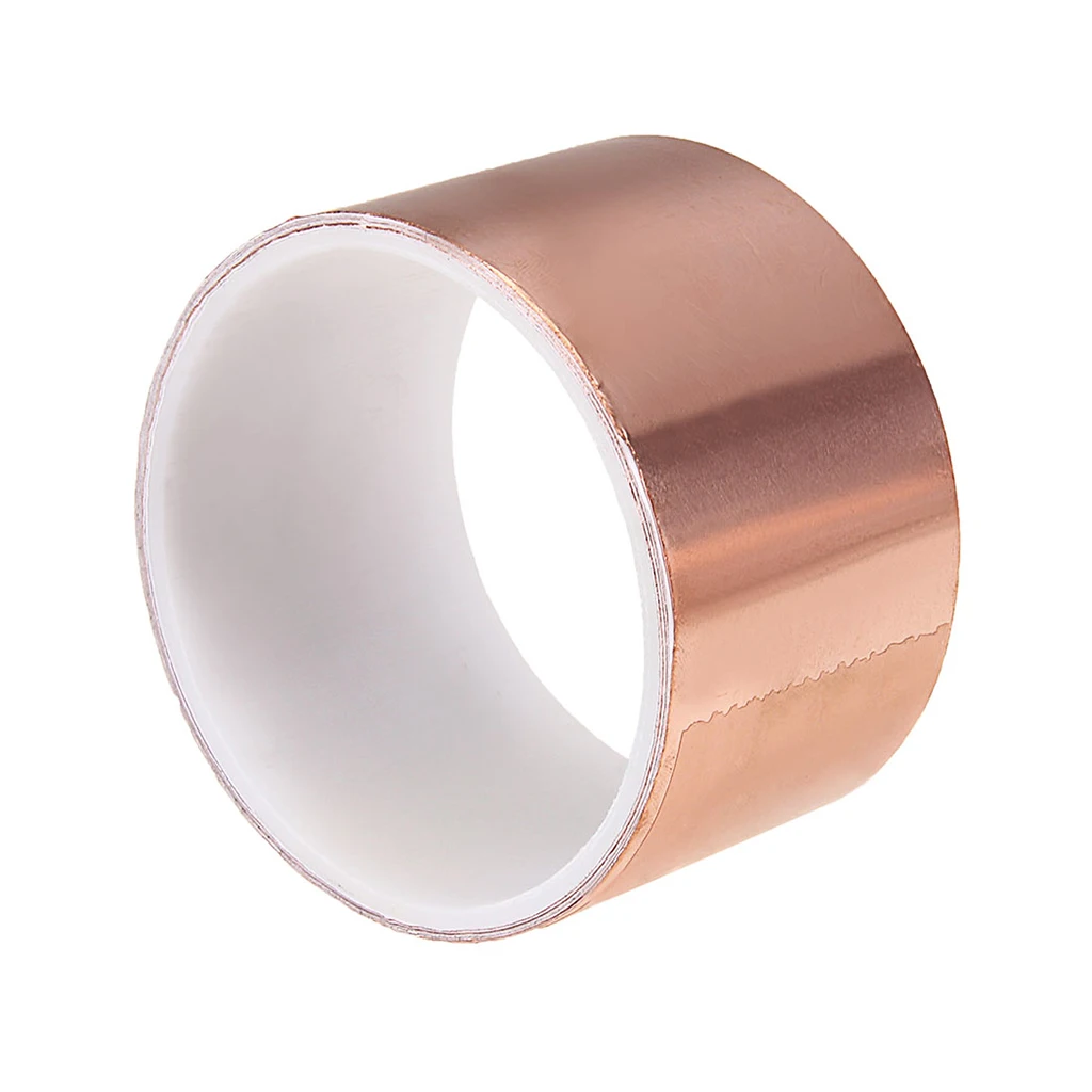 50mm x 1.8M Guitar Shielding Copper Foil Conductive Tape Adhesive Barrier