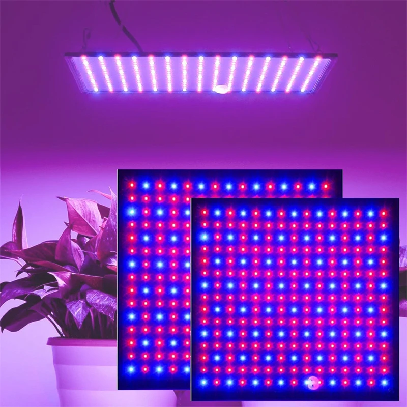 Baratos Lámpara de crecimiento de 1000W para plantas Led Luz de crecimiento de espectro completo lámpara Fitolampy de hierbas interiores luz para invernadero Led tienda de cultivo
