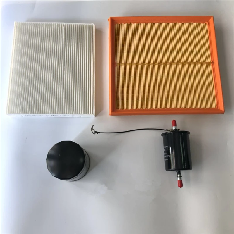 

Filter set air filter + cabin filter + oil + fuel filters for Zotye T600 4pcs/set