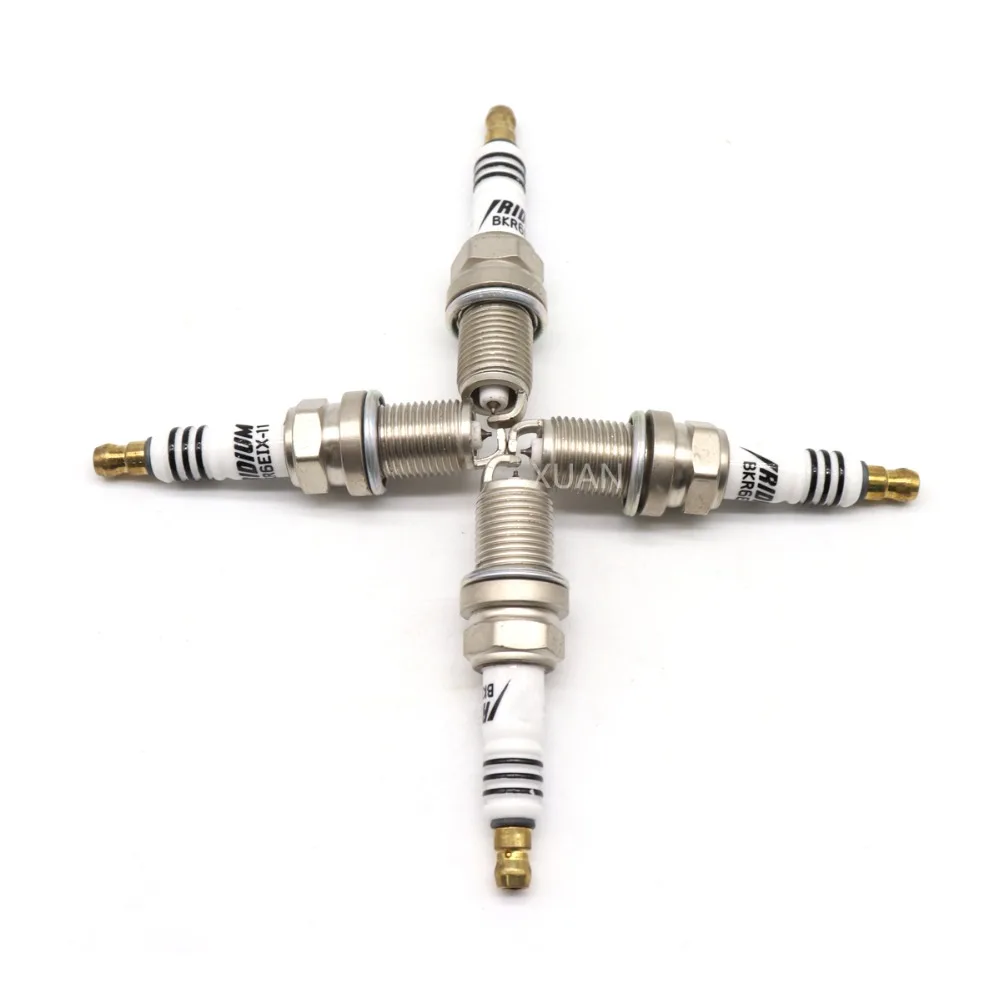 XUAN 4 шт./лот иридиевая Свеча зажигания BKR6EIX-11 4272 для YAMAHA для Volvo и Toyota SUZUKI SUBARU SCION PONTIAC PLYMOUTH NISSAN для MAZDA