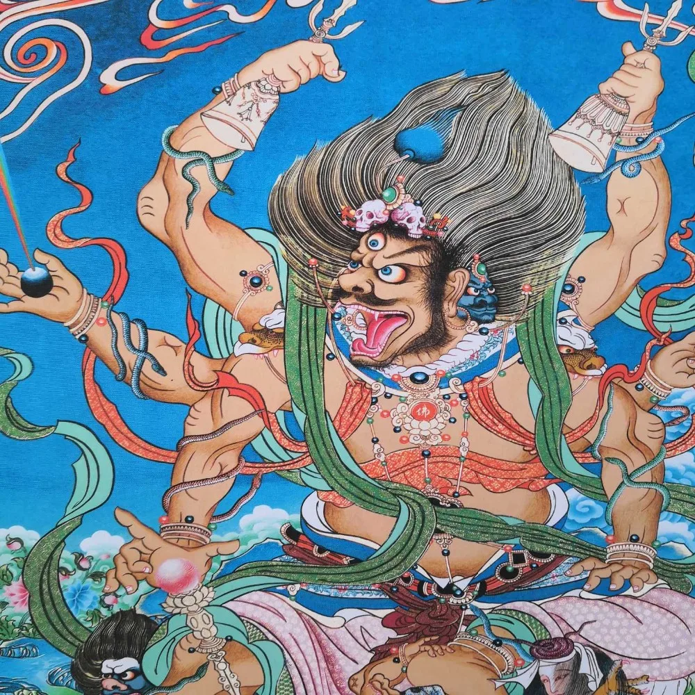 Китай(материк) старый Тибет Бумага танка, как подвесная картина fengshui Тибетский Буддизм