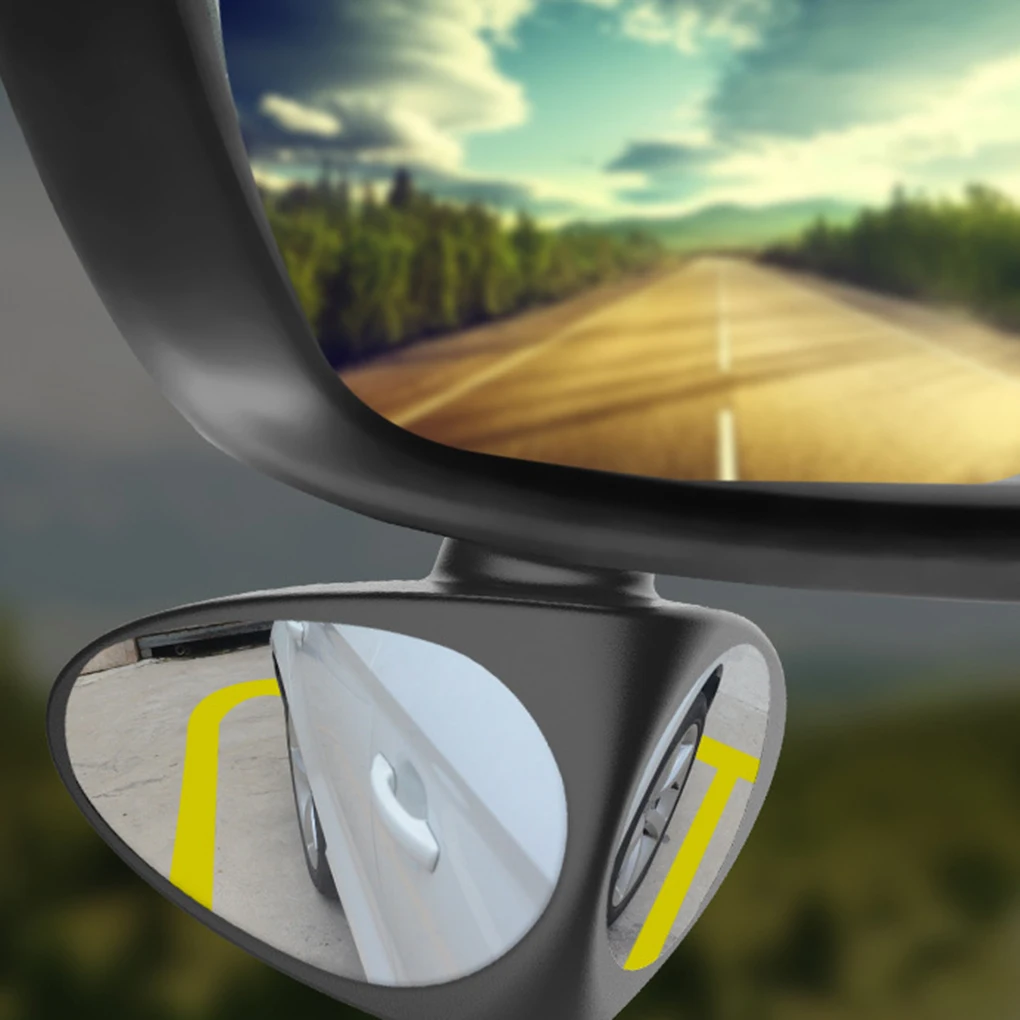 Зеркало заднего вида для слепых зон, зеркало с широкоугольным двойным боковым стеклом, аксессуары для автомобиля