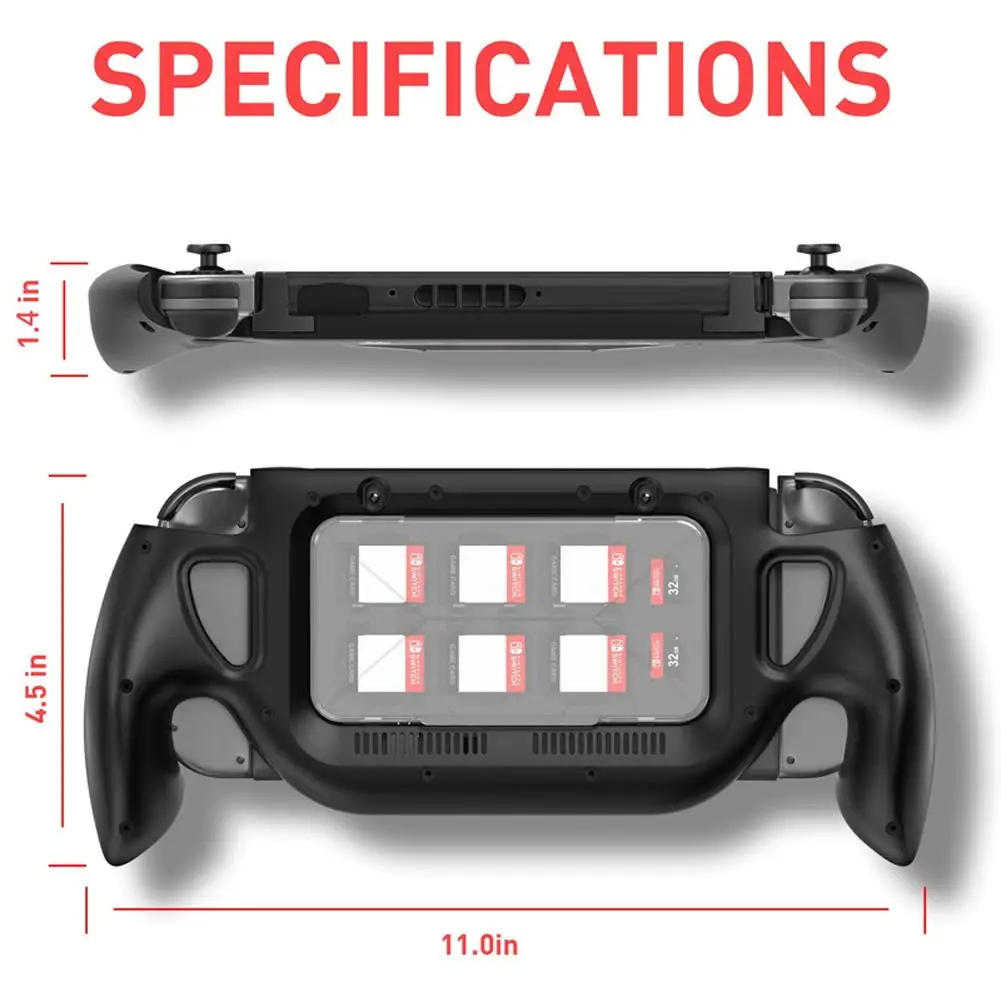 Зарядная ручка для NS Switch Lite хост Нескользящая ручка зарядный кронштейн ручка с кассетой игровые карты Чехол Pro