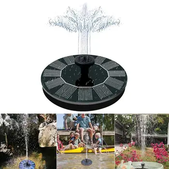 

Mini Solar Power Water Fountain Garden Pool Pond Outdoor Solar Panel Bird Bath Floating Water Fountain Pump Garden Decor