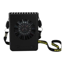 Многофункциональный перезаряжаемый подвесной мини-вентилятор с 3 скоростями, портативные вентиляторы для дома, офиса, путешествий, с воздушным охлаждением, настольный usb-вентилятор