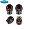 4 unids/set coche Universal de estilo de calavera cobre antioxidante Core motocicleta, bicicleta y coche de neumático de la rueda de neumáticos tapones para vástago de válvula ► Foto 1/6