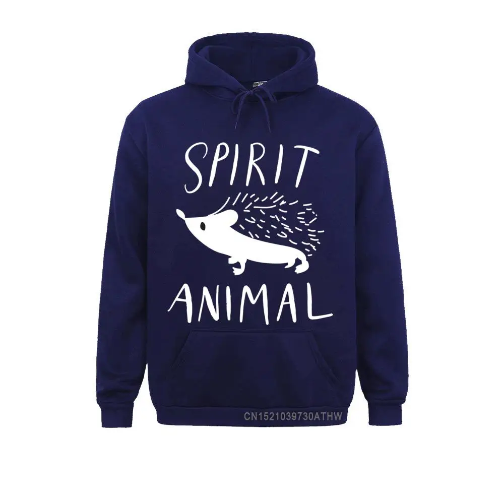 Brand New Men Sweatshirts Spirit Animal Hedgehog Pullover Hoodie Funny Gift__4032 Custom Hoodies Summer  Hoods Long Sleeve Spirit Animal Hedgehog Pullover Hoodie Funny Gift__4032navy
