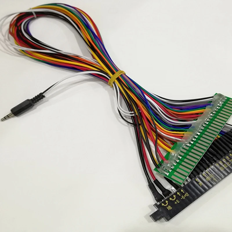 RISE-Arcade Machines специализированный удлинитель для 28P Jamma Line Gold Finger Row подключаемый игровой автомат аксессуары длинный провод Har
