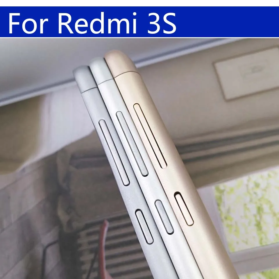 3S задняя крышка батарейного отсека для Xiaomi Redmi 3 задняя крышка батарейного отсека чехол на заднюю крышку для Redmi 3S Замена корпуса КОРПУСА
