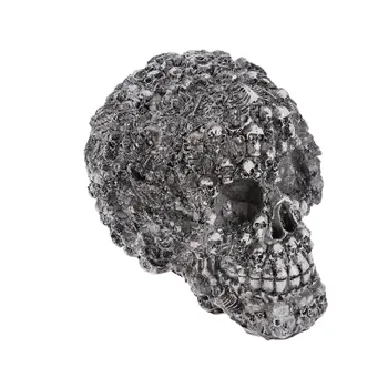 

1PC Ornament Funny Resin Creative Interesting Skull Ornament for Halloween Festival