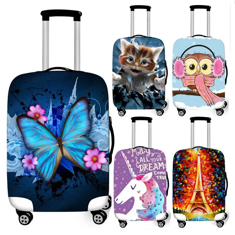 unicorn suitcase cover