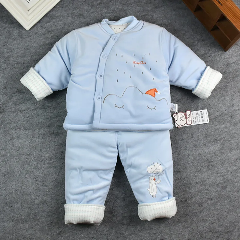 

19 New Style Babies' Cotton-padded Clothes out Clothes Red Dragon Baby Thick Cotton Two-Piece Set Stand Collar Cotton-padded Clo
