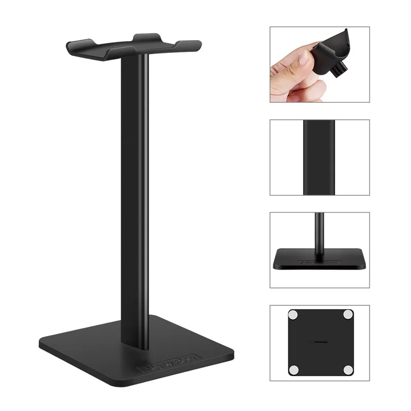 Fashion Headset Stand Universal Black White Headphone Stand Detachable Headphone bracket Aluminum alloy Holder Headphone display