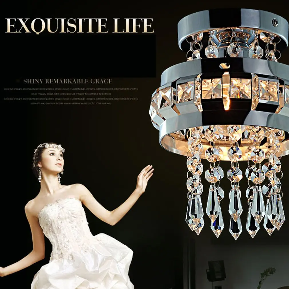 

ICOCO Ceiling Lights Indoor Crystal Lighting LED Modern Ceiling Lamp For Living Room Home Decoration