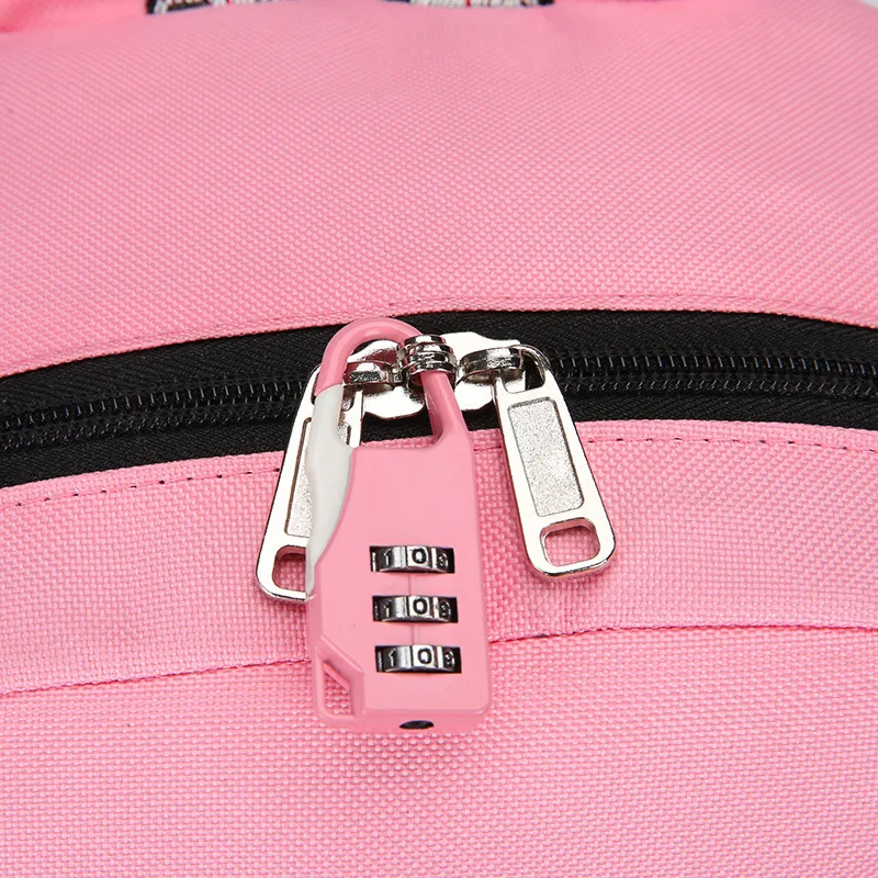Large School Bags for Teenage Girls Usb with Lock Anti Theft Backpack Women Book Bag Big High School Bag Youth Leisure College