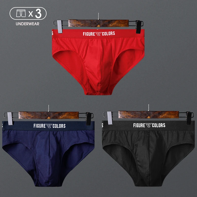 best men's underwear for ball support 3Pcs/lot Men Underwear Cotton Male Underpants Sexy Briefs Man Brief Gay Breathable Men's Panties Solid Color Comfortable Boxer white briefs Briefs