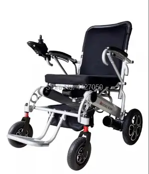 

Lightweight portable travel aluminum alloy foldable electric wheelchair