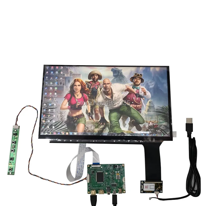 Комплект емкостных 10 точечных модулей питания USB5V с 2 5 дюймовым сенсорным
