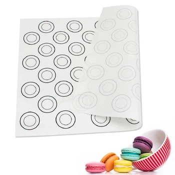 

Silicone Baking Mats Fondant Bakeware Macaron Circles Pastry Cakes Circles Oven Pasta Tools Baking Tray Sheet Dough Roll Pad