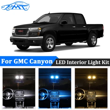 

BMTxms Vehicle led interior Map Dome Trunk License Plate lights Kit 100% Canbus No Error For GMC Canyon 2004-Present