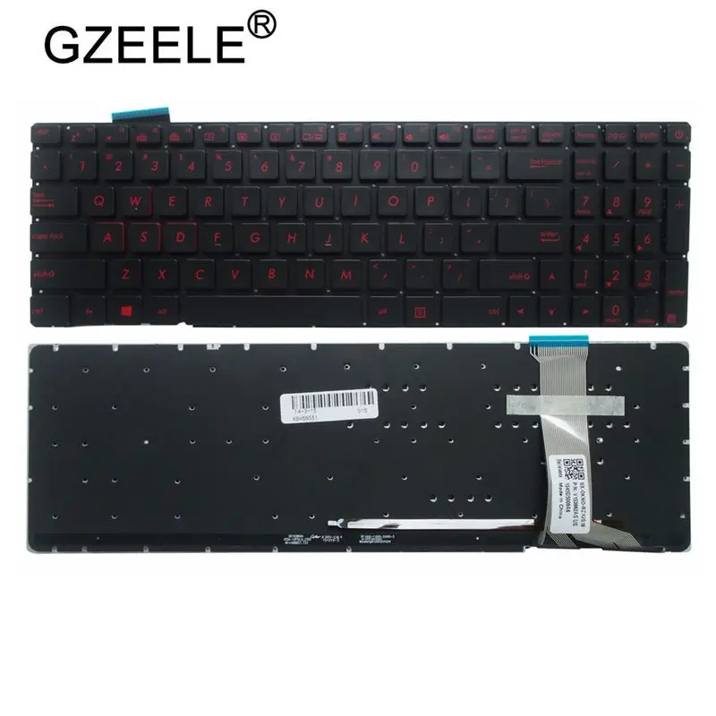

Английская клавиатура для ноутбука Asus N751 G771 G771JM G771J GL771JM G771JW N751J N751JK N751JX с подсветкой
