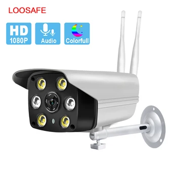 

LOOSAFE 3.0/2.0MP HD outdoor wifi Onvif Home Security Camera Surveillance Wi Fi Bullet Waterproof Infrared Night Vision Cam
