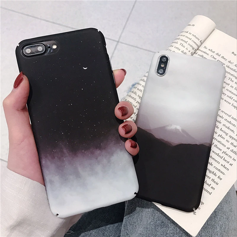 Чехол для телефона с изображением звездного неба и Луны iphone XS Max XR X 8 7 6 6s Plus
