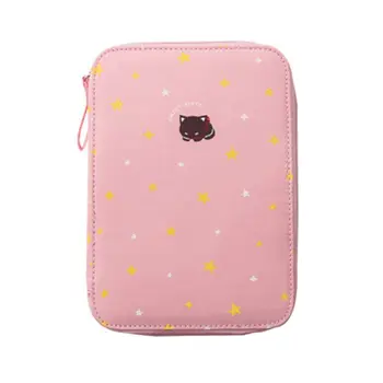 

Korea Multifunction Pencil Bag Canvas Large Capacity Pen Curtain Case Stationery