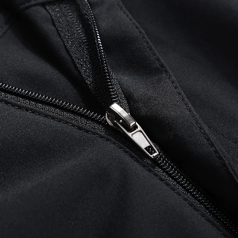 Cheap Summer New Stretch Quick-Drying Shorts Men's Outdoor Sports Shorts Elastic Waist Adjustable Solid Color Breathable Fabric shorts