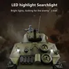Simulation Smoke Sherman M4A1 Heavy Remote Control Tank 20Mins Launching Bullets 360° Driving Turret Rotation RC Military Tank 6