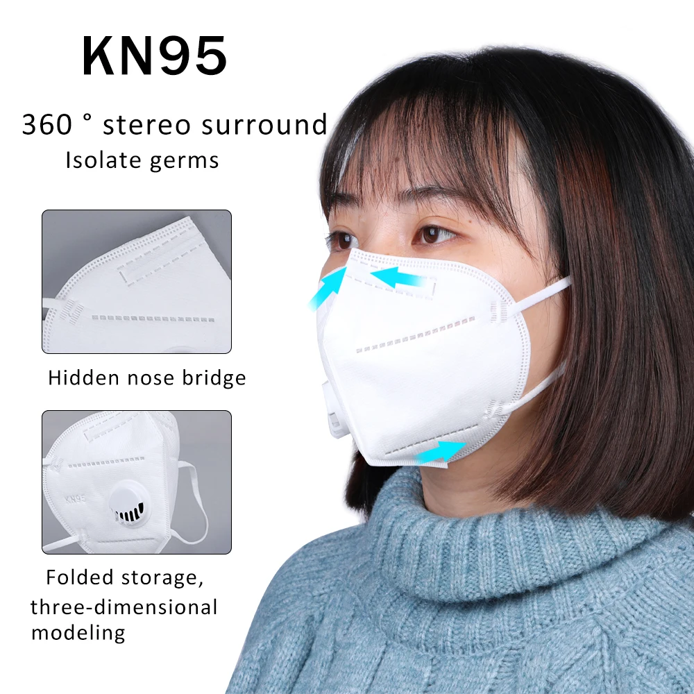 

Fast Delivery Hot Sale N95 Anti Coronavirus Mask KN95 Safety Protective Mask Anti Dust Anti ffp2 Dust Gas Mask