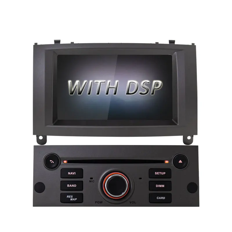 LJDA 1 Din Восьмиядерный Авто Радио Android 9,0 автомобильный dvd-плеер для PEUGEOT 407 gps навигация аудио 4G+ 64G стерео Мультимедиа DSP - Цвет: Gray (WITH DSP)