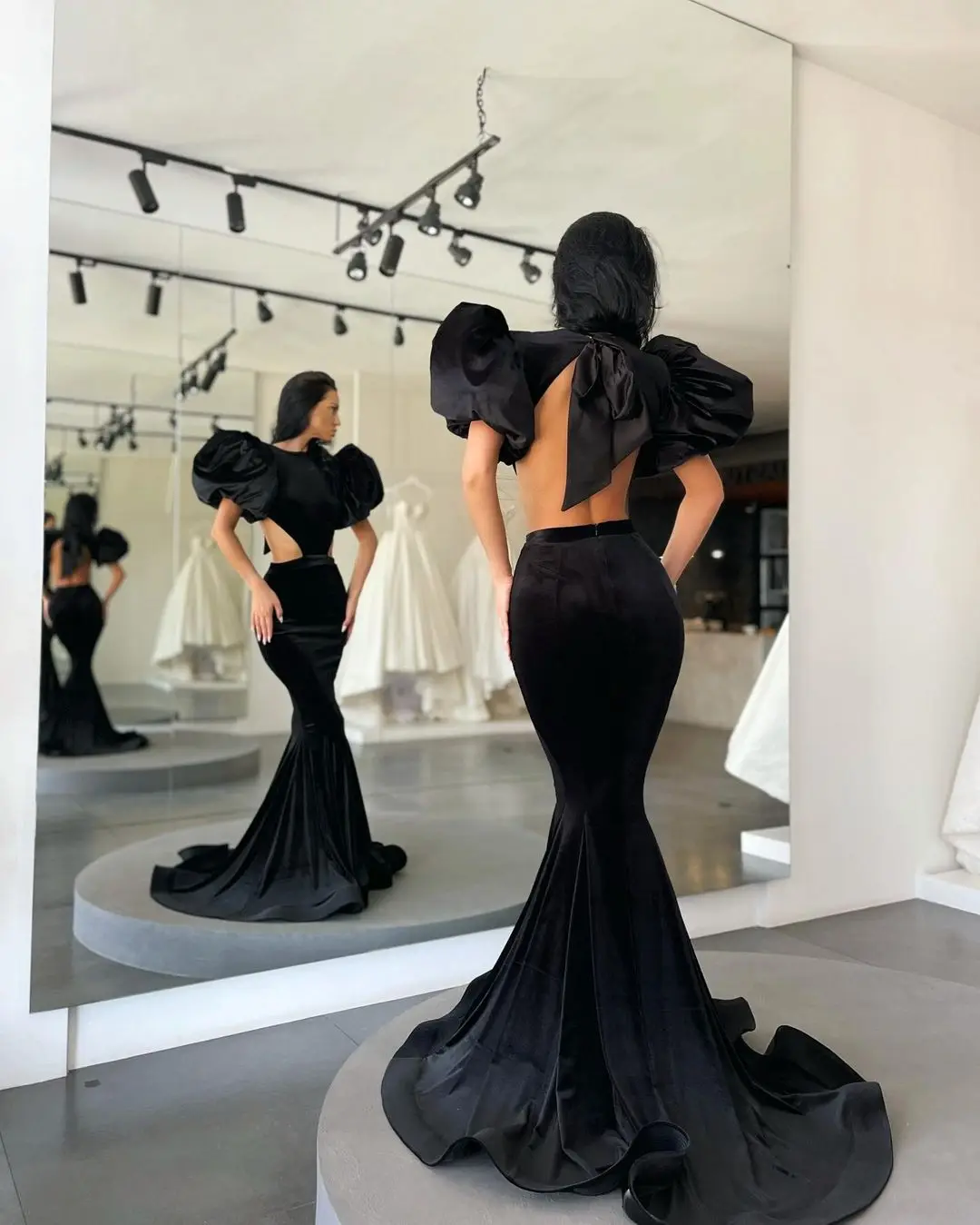 Gorgeous Black Mermaid Prom Dresses 