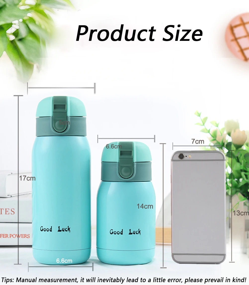 Lovers Thermal Bottle Eco-friendly Straight Cup Stainless Steel Thermos Vacuum Coffee Thermos Outdoor Travel Cup